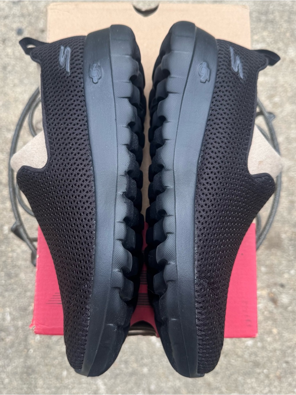 Skechers Black Slip-On Mesh Go Walk Joy Sneakers - Picture 7 of 10